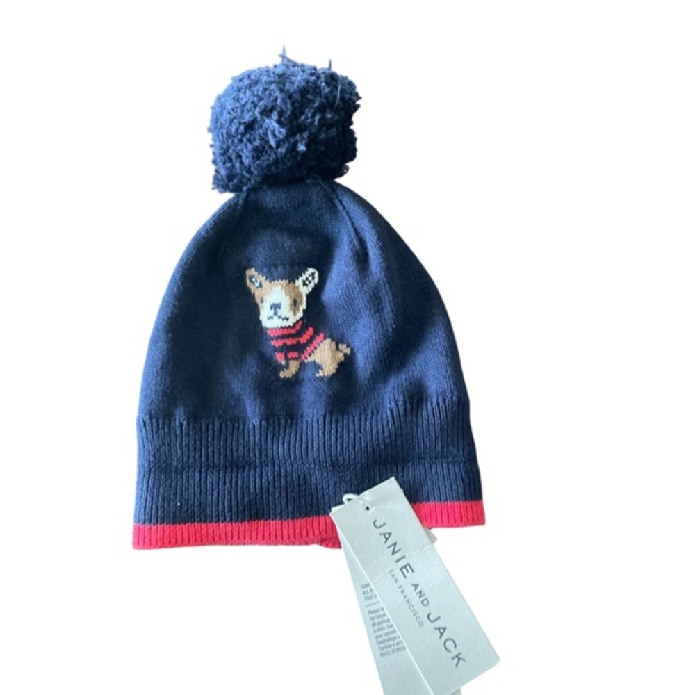 Janie and Jack French Bulldog beanie